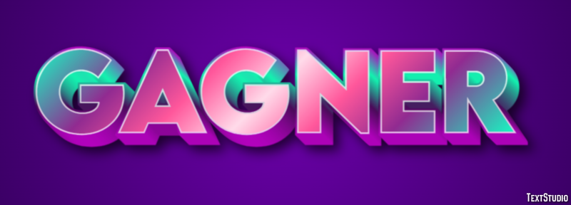 Gagner テキスト効果