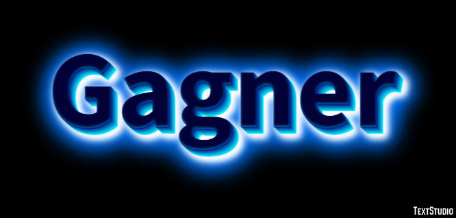 Gagner Tekst Effect
