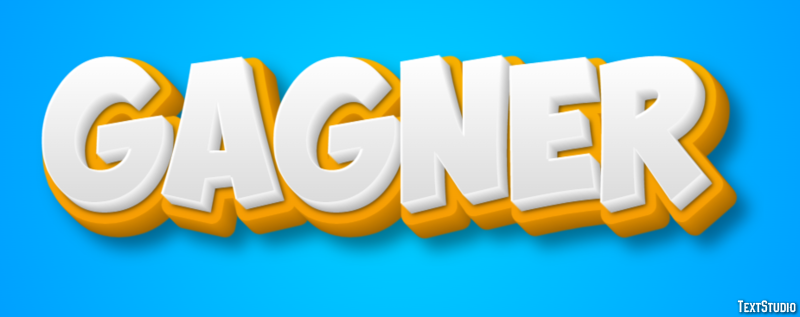 Gagner Texteffekt