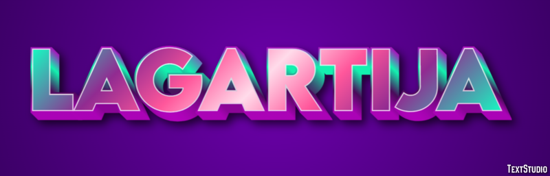 Lagartija Texteffekt