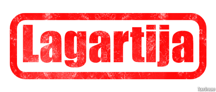 Lagartija Efecto de texto