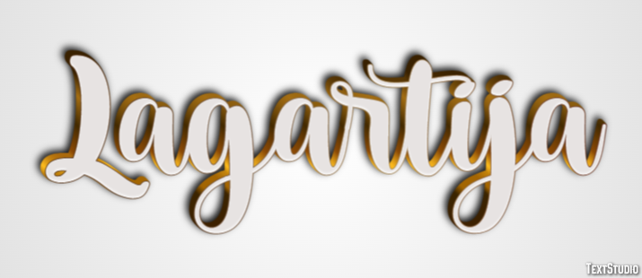 Lagartija Эффект текста