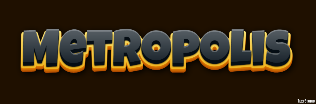 Metropolis Text Effect