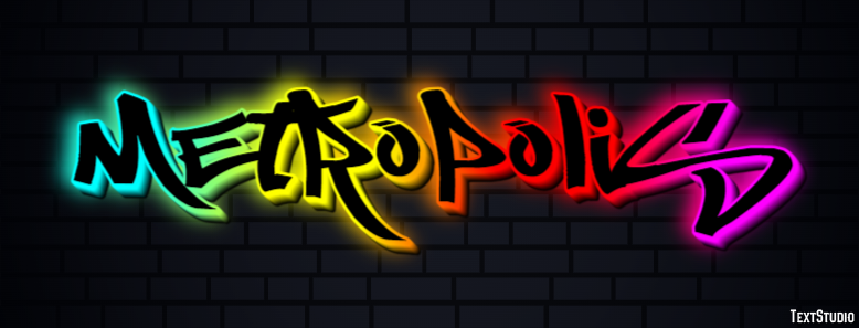 Metropolis Text Effect