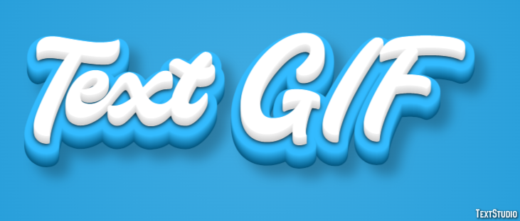 Text GIF Text Effect