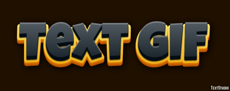 Text GIF Text Effect