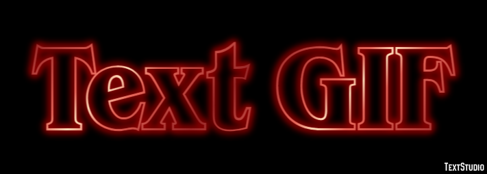 Text GIF Text Effect