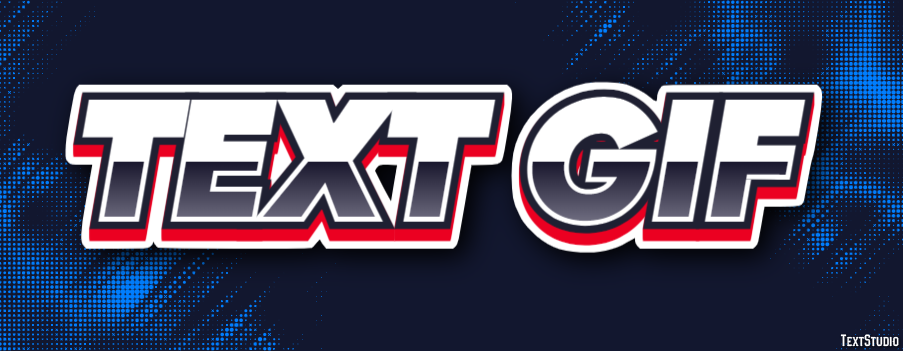Text GIF Text Effect