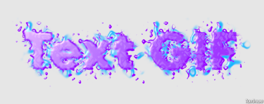 Text GIF Text Effect