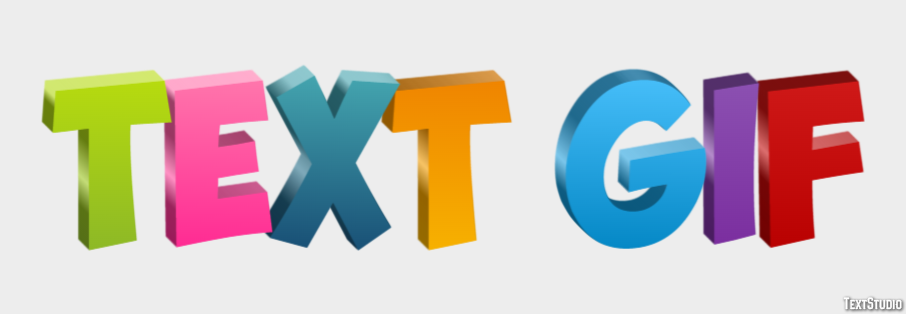 Text GIF Text Effect