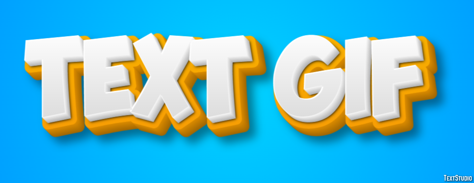 Text GIF Text Effect