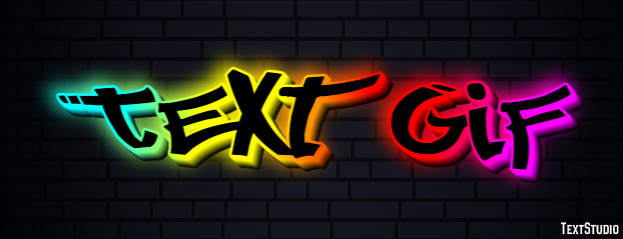 Text GIF Text Effect