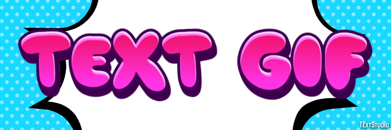 Text GIF Text Effect