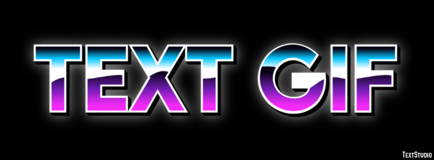 Text GIF Text Effect