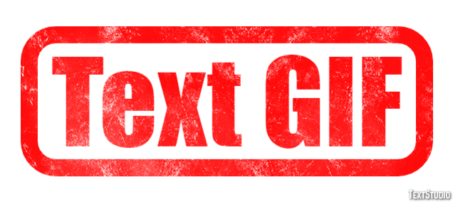 Text GIF Text Effect