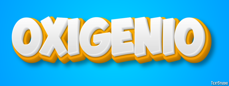 Oxigênio Effet de Texte