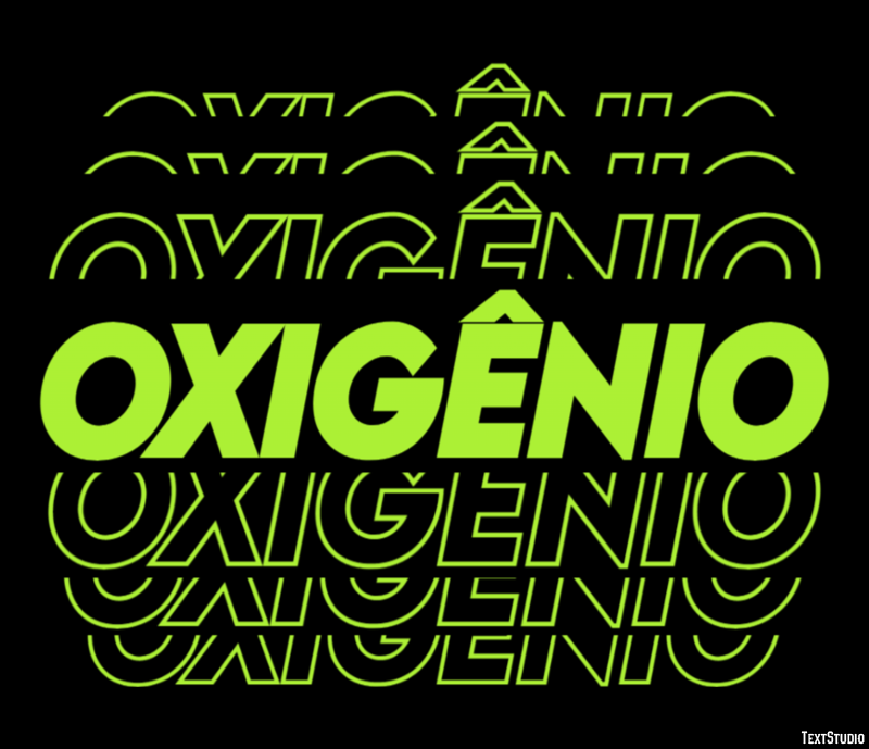 Oxigênio Text Effect