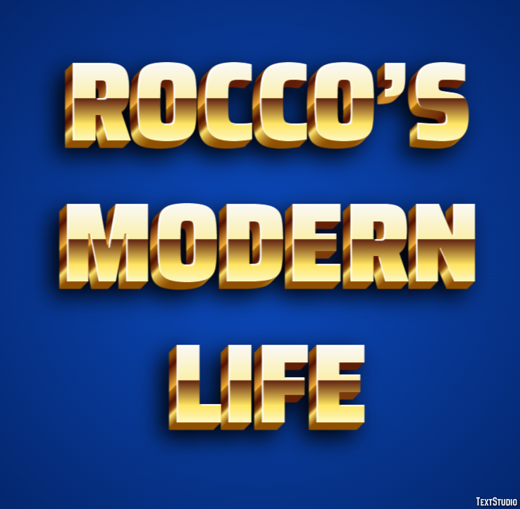Rocco’s Modern Life Tekst Effect