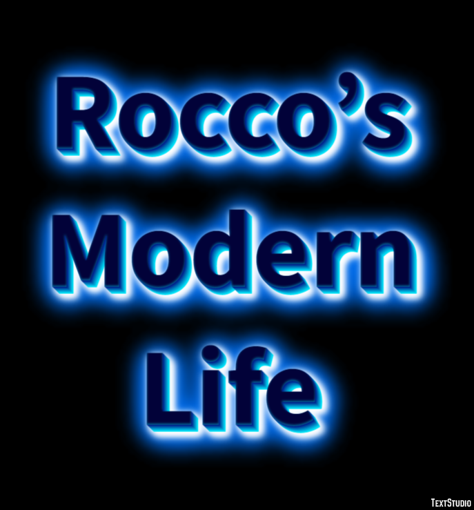 Rocco’s Modern Life Tekst Effect