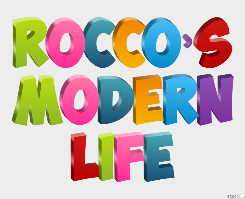 Rocco’s Modern Life Tekst Effect