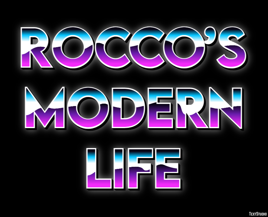 Rocco’s Modern Life Tekst Effect