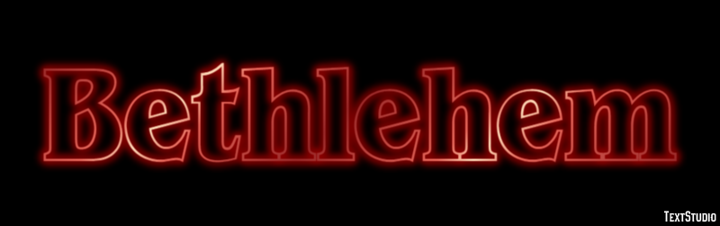 Bethlehem Efekt tekstowy