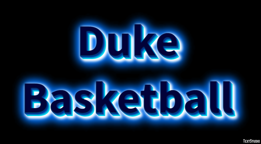 Duke Basketball Metin efekti