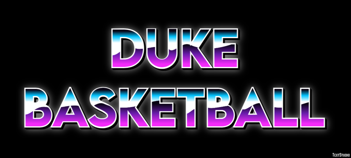 Duke Basketball Metin Efekti