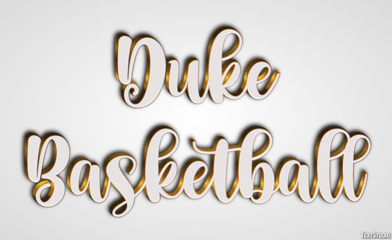 Duke Basketball Metin Efekti