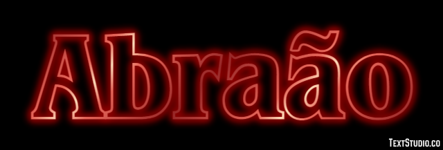 Abraão Texteffekt