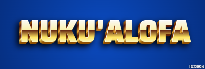 Nuku'alofa Effetto testo