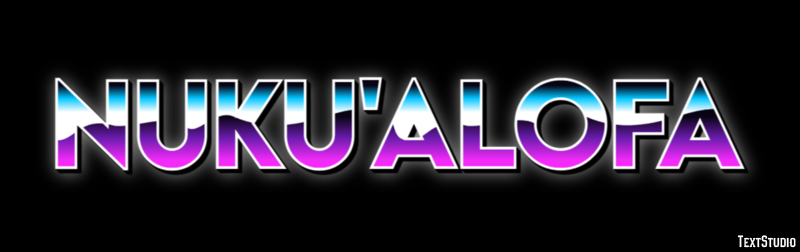 Nuku'alofa Effetto testo