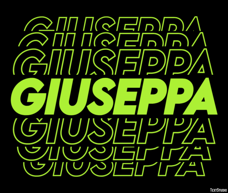 Giuseppa Effetto testo