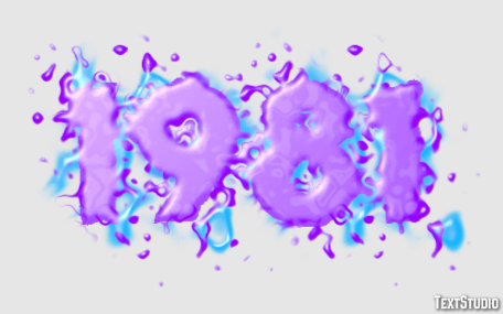 1981 Text Effect