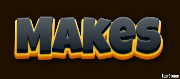Makes Text effect