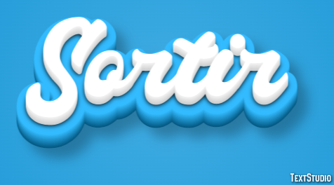 Sortir Effet de Texte