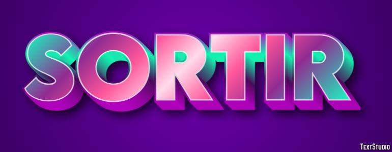 Sortir Effet de Texte