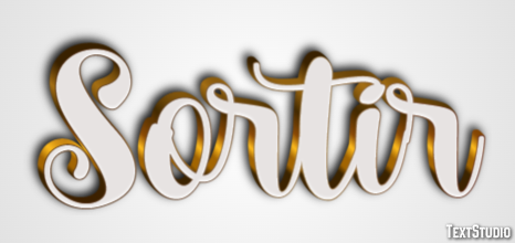 Sortir Effet de Texte