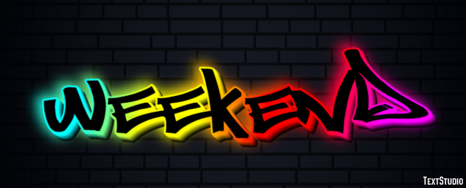 Weekend Text Effect