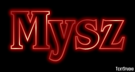 Mysz Tekst effect