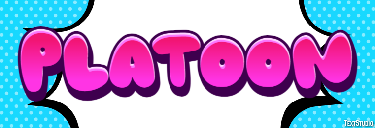 Platoon Эффект текста