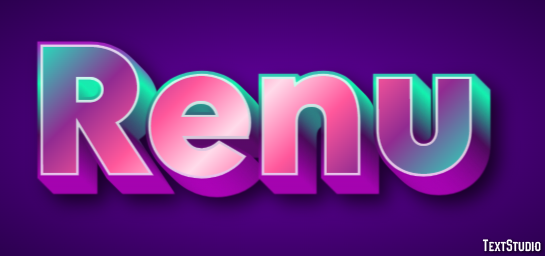 Renu Text effect