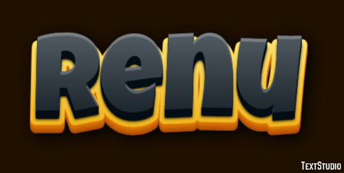 Renu Text effect
