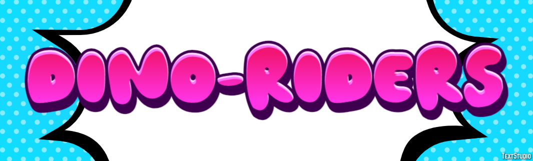 Dino-Riders Text Effect
