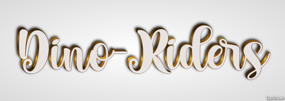 Dino-Riders Text Effect
