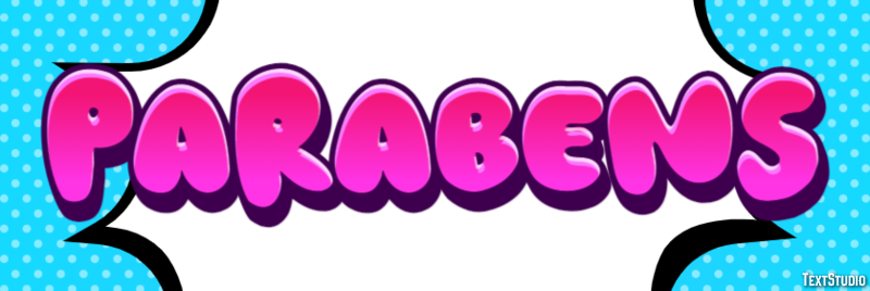 Parabéns Text effect