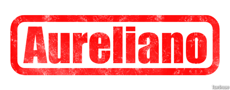 Aureliano Effetto testo