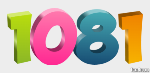 1081 Effetto testo