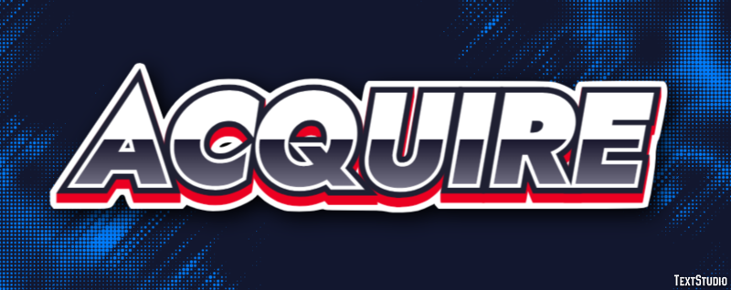 Acquire Text Effect