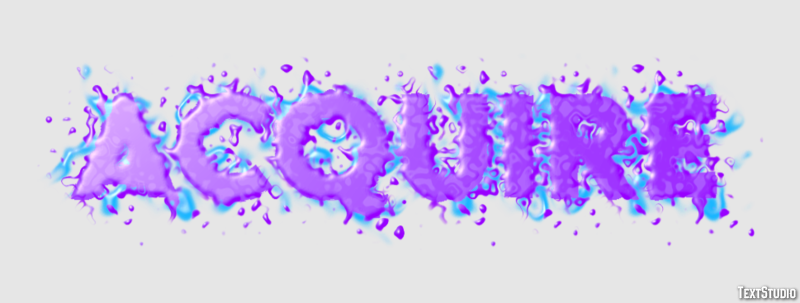 Acquire Text Effect